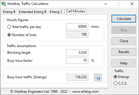 The Call Minutes Calculator